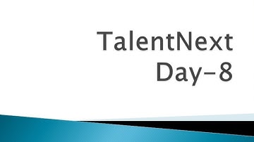 Wipro TalentNext Training on Java Day-8