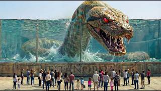 【AI Adventure】I Visited the Ancient Creature Aquarium – Titanoboa & Prehistoric Giant Sea Monsters