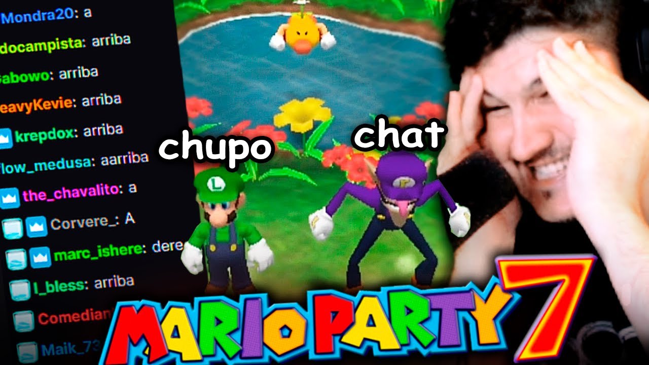 ¿puede el chat ganarme al Mario Party?