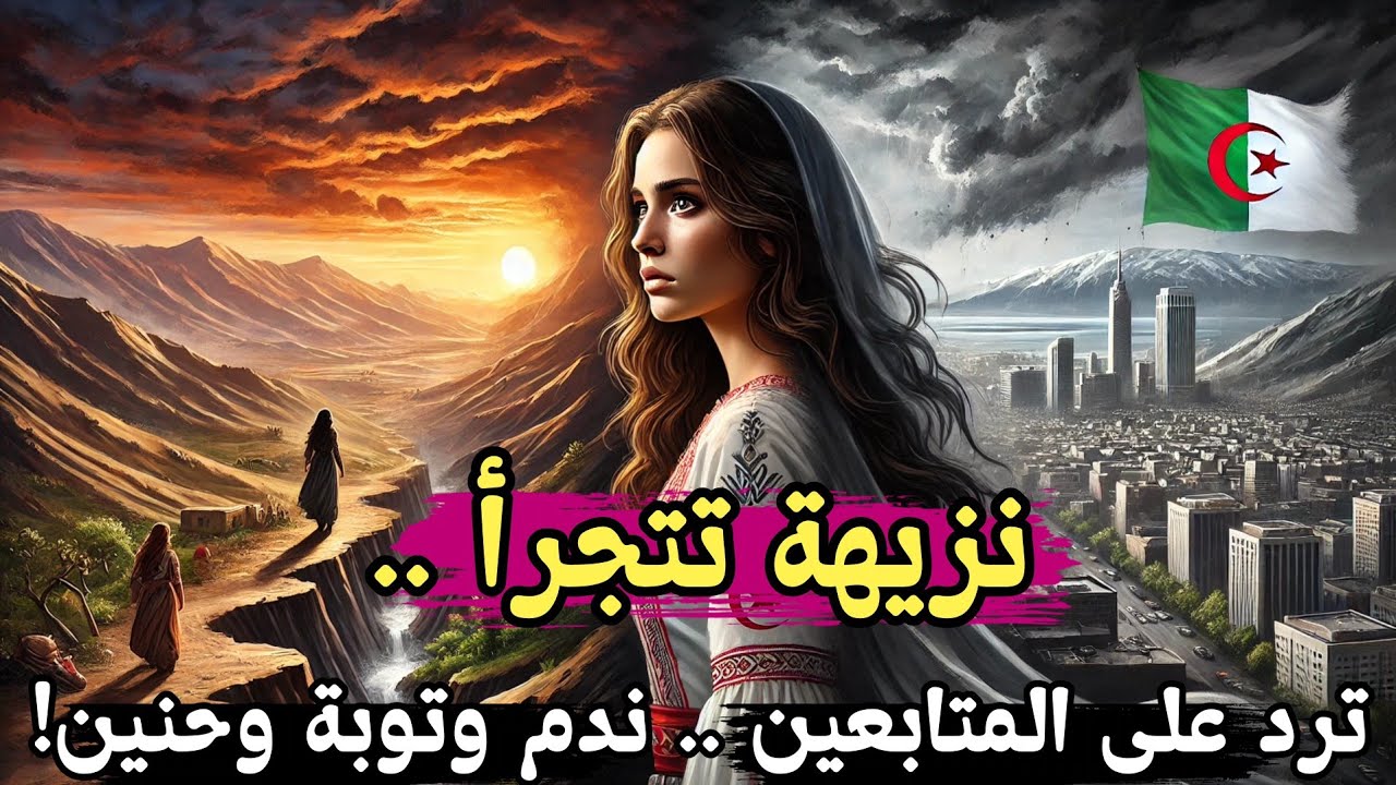 قصة نزيهة تعود وتتجرأ وترد على المتابعين .. ندم وتوبة وحنين للجزائر!