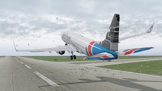 Drunk B737 Pilot Flies Into Bird Strike During Take Off | XP11 by ANHVGTA 2,755 views 10 months ago 5 minutes, 56 seconds