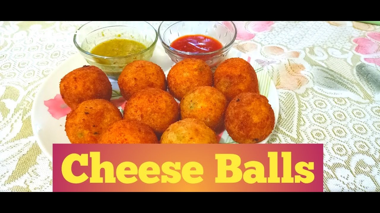 Cheese balls recipe McDonald's style cheese balls with bread cheese