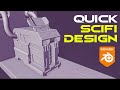 QUICK scifi design in Blender