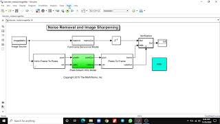 Noise Removal, and image sharpening in a Video Sequence | Using Matlab HDL optimized Design