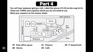Information Cefr listening 🎧 part 4 (MAP ) Guide
