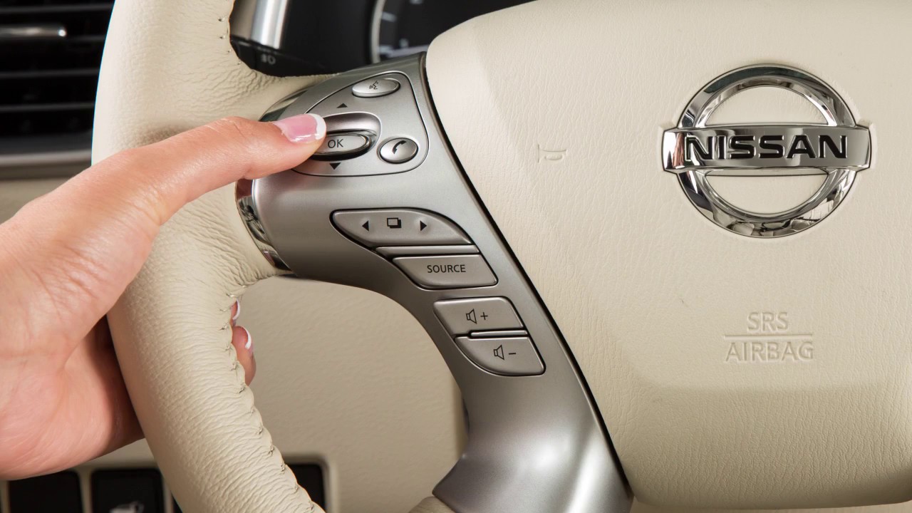 2017 Nissan Murano Steering Wheel Audio Controls YouTube