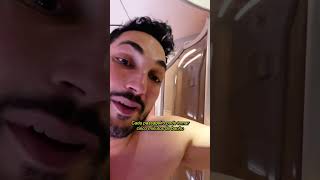 COMO É TOMAR BANHO NA PRIMEIRA CLASSE DO AVIÃO?