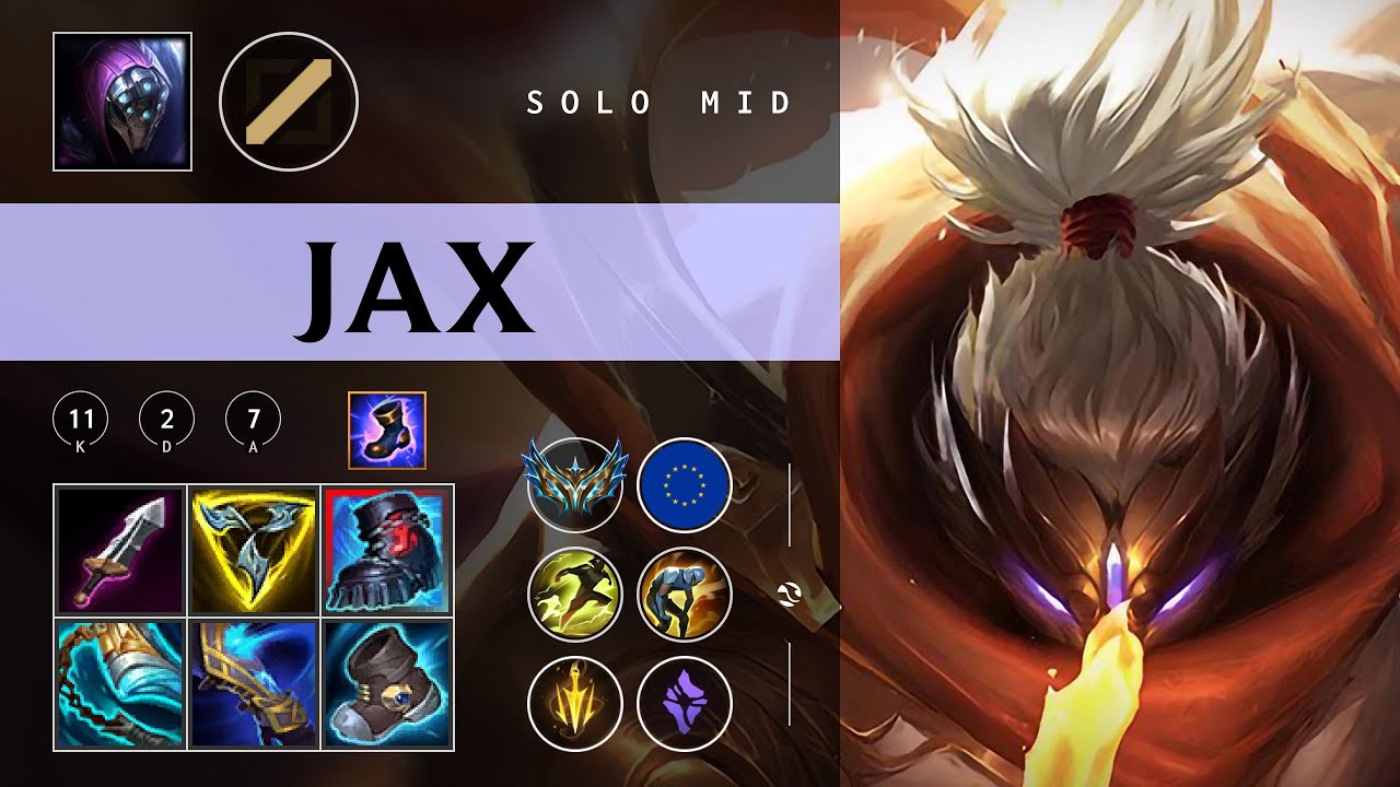 Jax Mid vs Kayle - EUW Challenger Patch 26.01