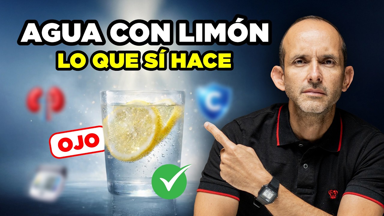 Agua con limón para adelgazar: esto es lo que mis pacientes hacen