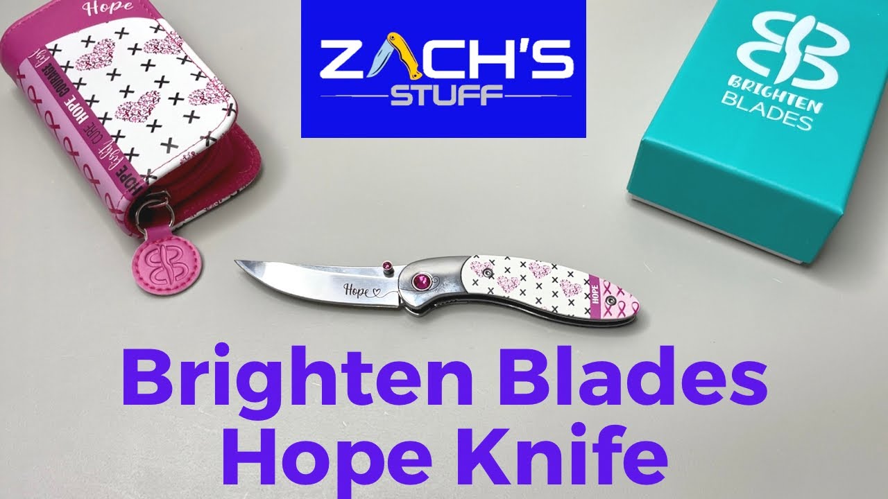 Hope Knife by Brighten Blades & Sharpness Test!! YouTube