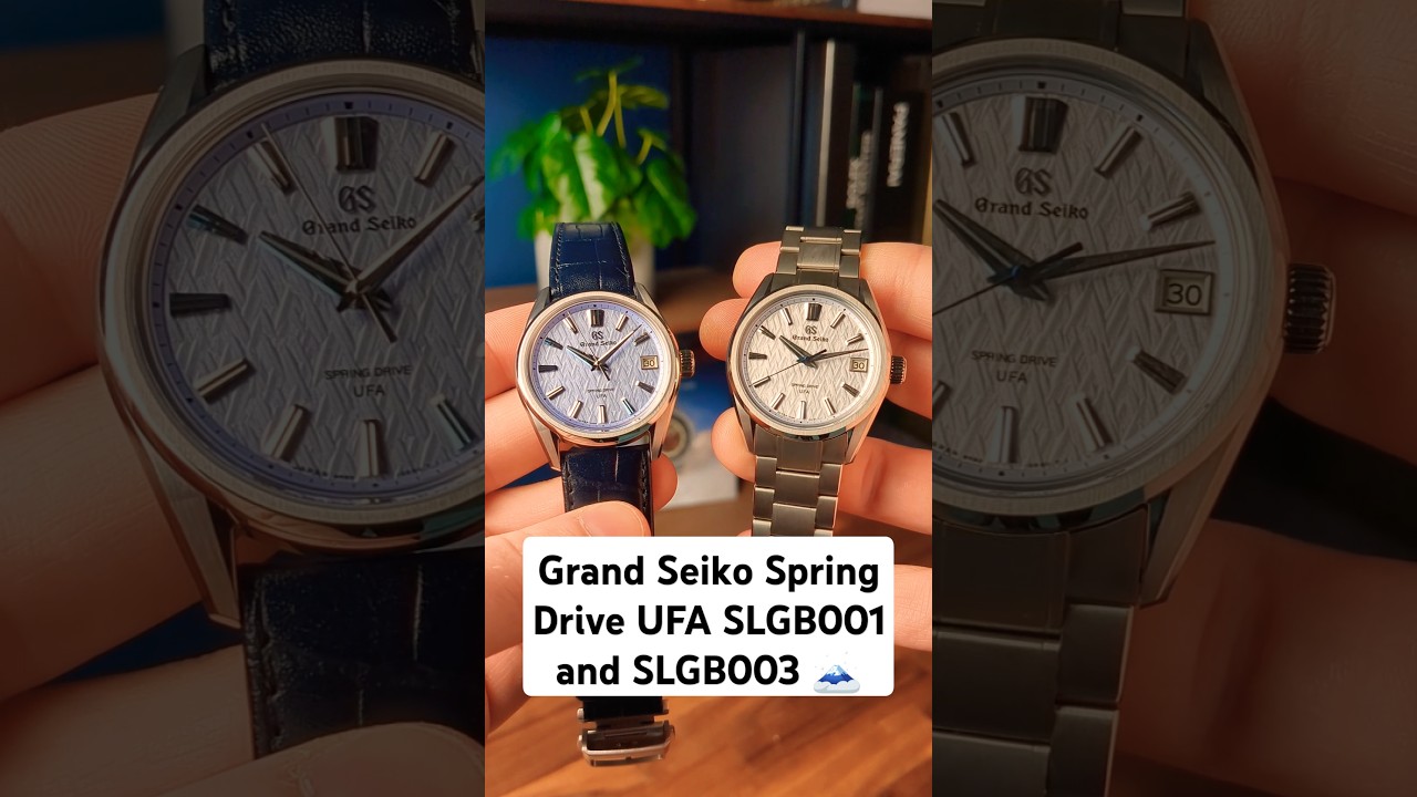 Grand Seiko Spring Drive UFA 9RB2 SLGB001 and SLGB003 