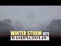 Winter storm live: Snowy view of the U.S. Capitol after onset of a winter storm in Washington, D.C