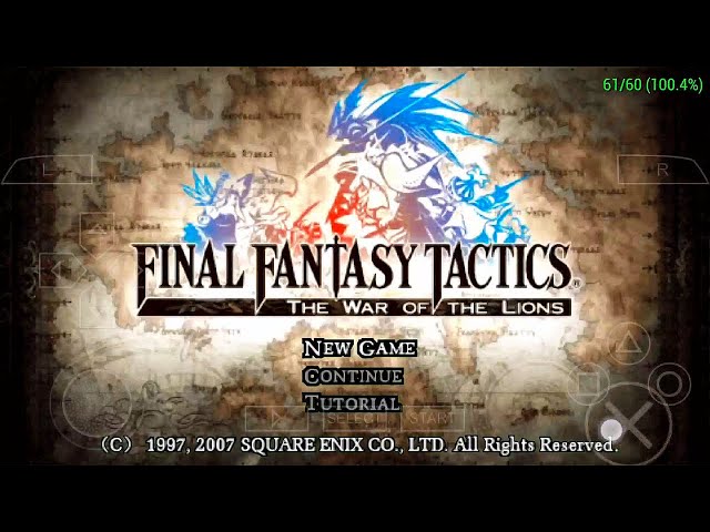 Final Fantasy Tactics: The War of the Lions - PPSSPP 4K - Xbox Series S 