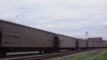 CSX 906 West in Hi Def at Charlottesville,VA on 7/13/10