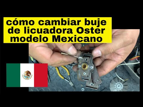 Cómo cambiar un buje de licuadora Oster (modelo Mexicano) 🇲🇽🇲🇽 paso a paso