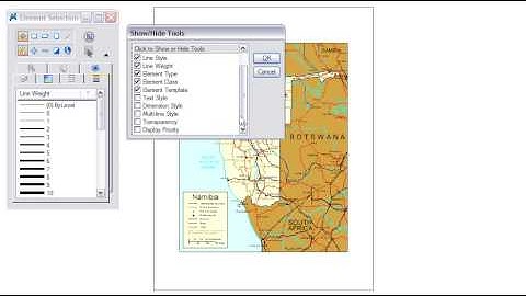 MicroStation V8i Tip Element Selection Criteria