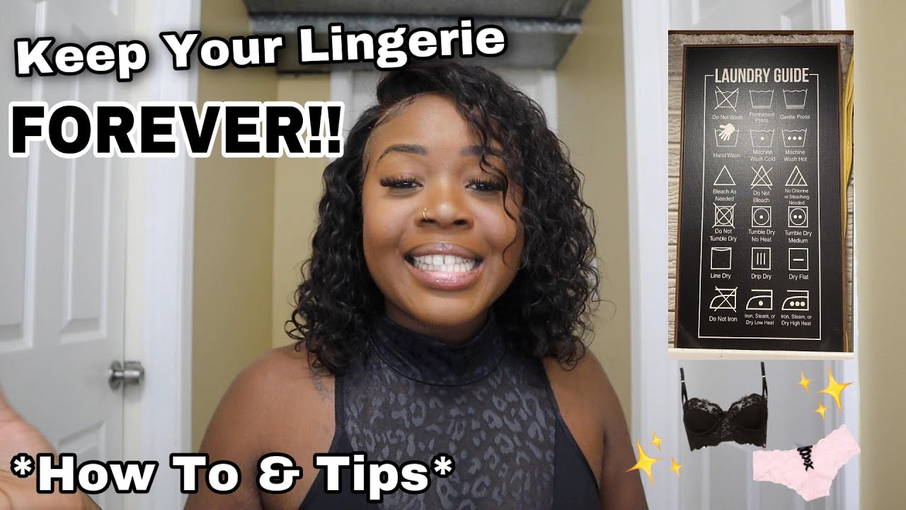 How To Wash Lingerie | Tips on washing Lace! | Need to know Advice For