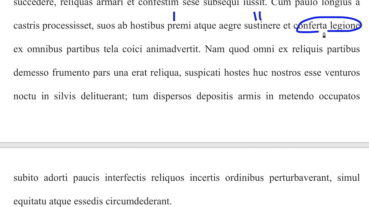 de Bello Gallico 4.32 (part 2) - YouTube