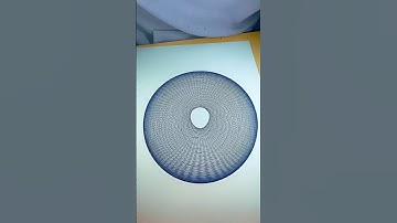 “The Infinite Chain of Spirograph and Geometry” #spirographshr #spirograph #satisfying #asmr