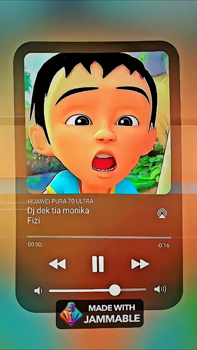 Oh Dek Tia Monica versi Fizi #tiamonica #fizi #upinipin #aicover #shirokovoice
