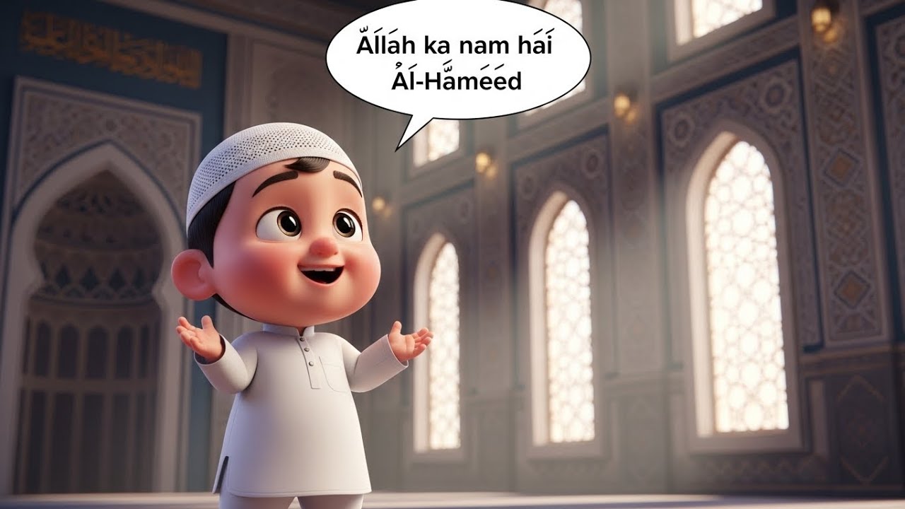 99 Names of Allah (Muslim Version) | Islamic Kids | Beautiful Learning Song for Children