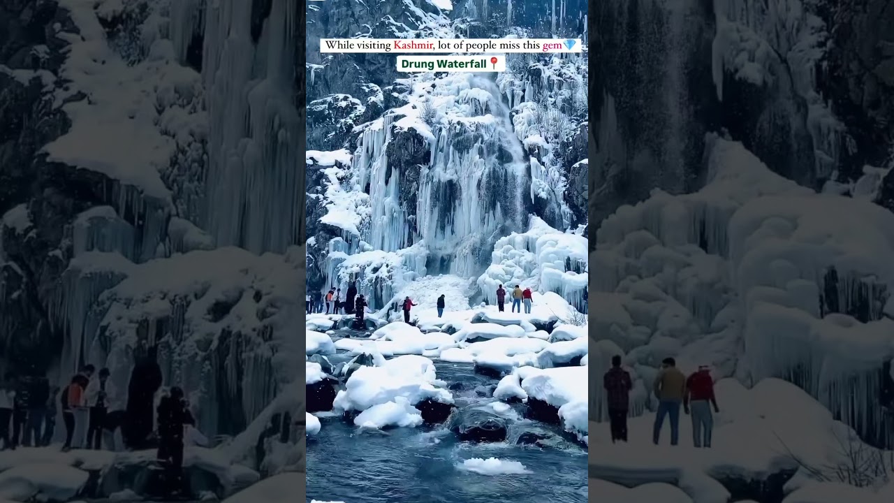 Drung Waterfall Kashmir |Gulmarg Kashmir 
