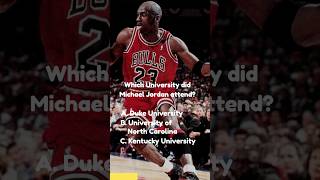 Ultimate Michael Jordan Quiz 2024