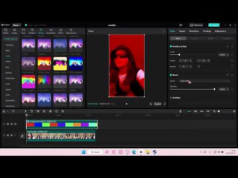 Tutorial On How To Put Rainbow Effect In CapCut PC Easily