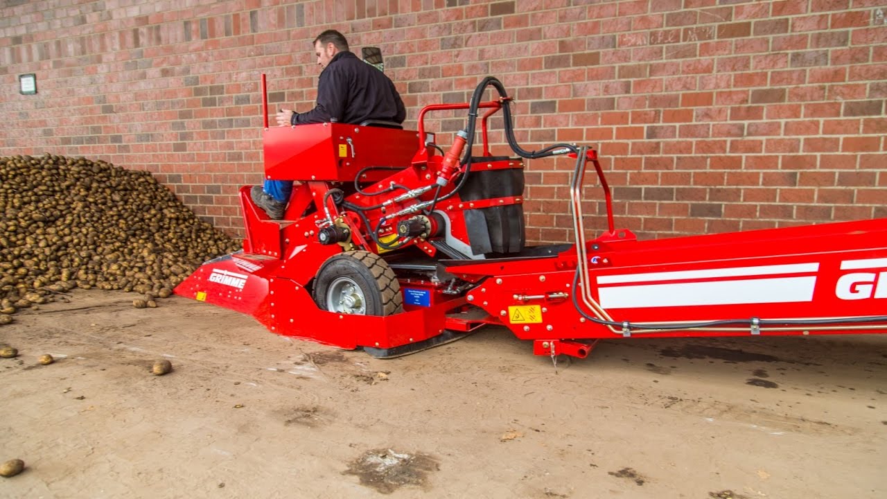 GRIMME PS 511 | Pick-up Scooper for potatoes and onions - YouTube
