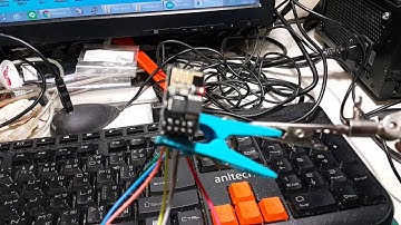 Flash esp8266-01  with level converter and arduino