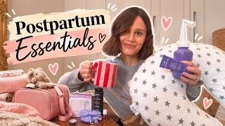 Postpartum Essentials I Actually Used | Recovery Must-Haves After Birth