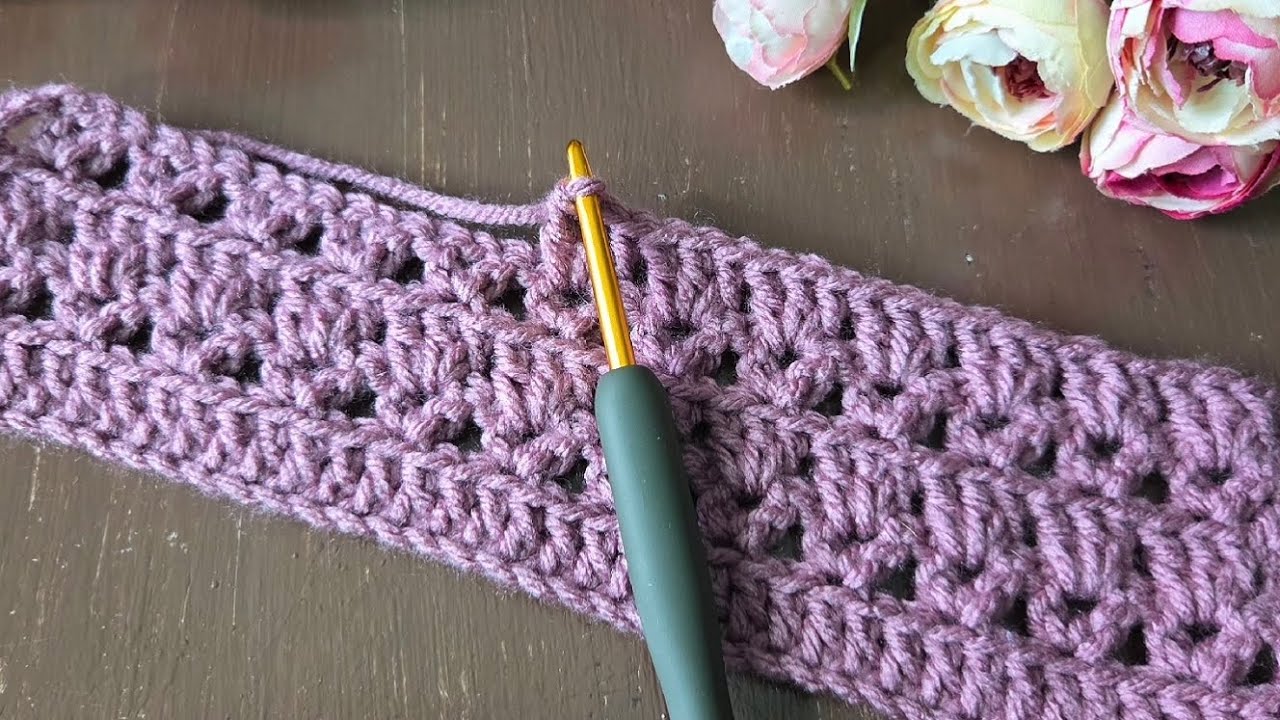 VERY EASY ✴️VERY BEAUTIFUL CROCHET  STİTCH!!Babyblanket, vest, sweater,,..for  beginners pattern