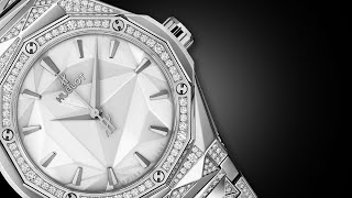 HUBLOT - CLASSIC FUSION ORLINSKI BRACELET TITANIUM WHITE ALTERNATIVE PAVÉ 40MM – Hublot watch video