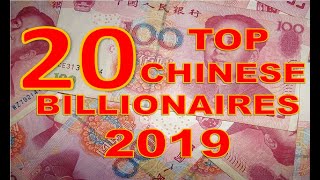 Information 20 Richest People in China 2019 Update