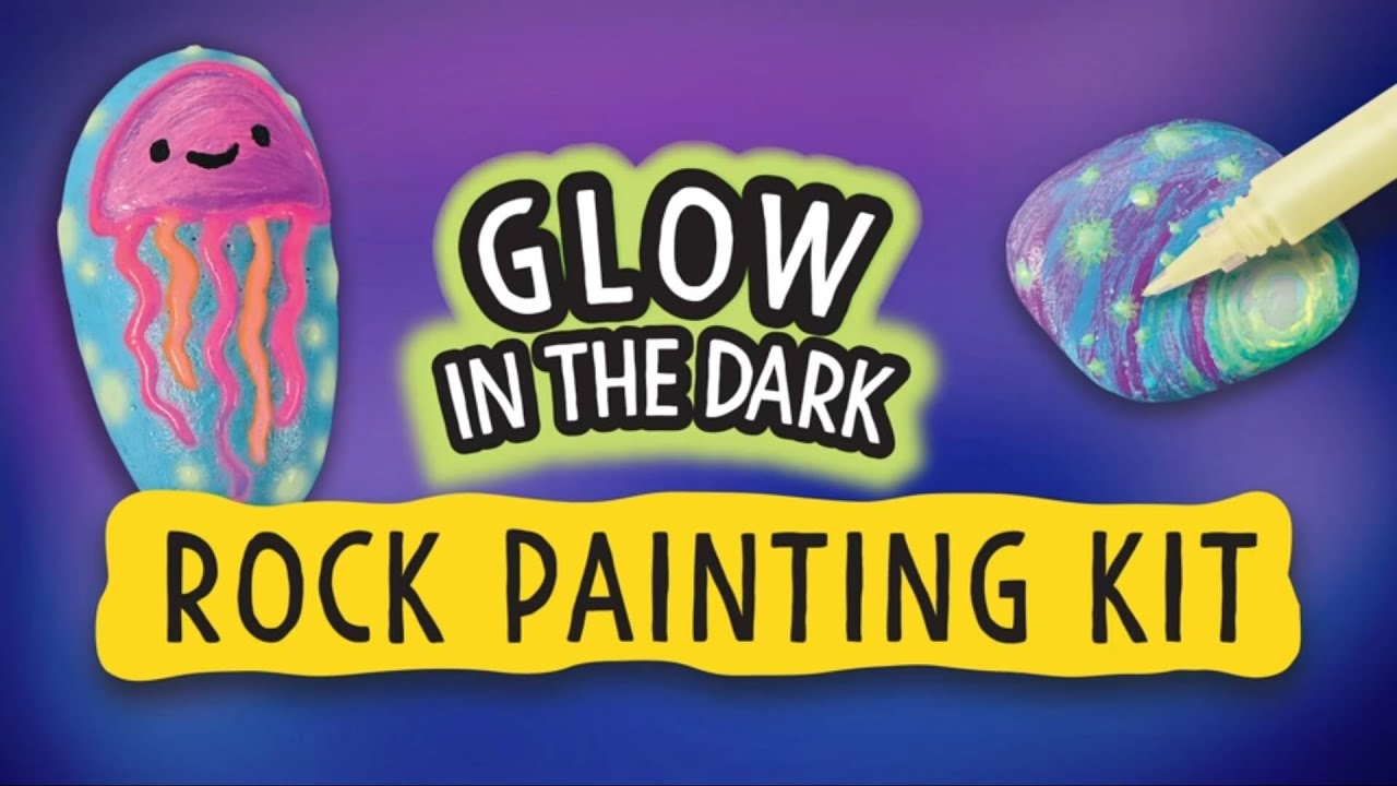 Creativity for Kids Glow in the Dark Rock Painting Kit