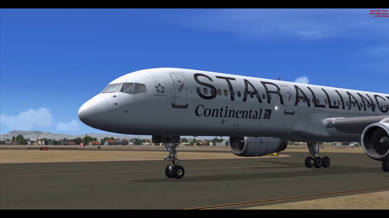 FSX Steam Edition--QualityWings 757-200, Continental Airlines(Star Alliance)