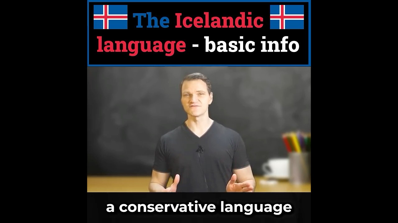 The Icelandic language (basic info)