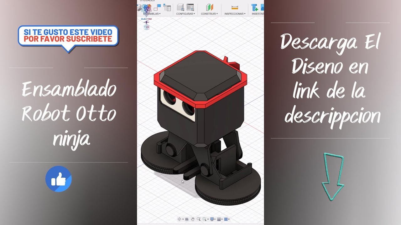 Ensamblaje Completo del Robot Otto Ninja | #robot #arduino #proyecto # ...