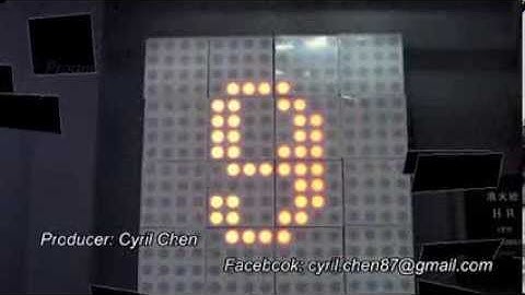 The cheapest 500x500 mm RGB led Matrix wall