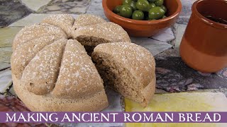 Recreating ancient Roman bread (Panis Quadratus)
