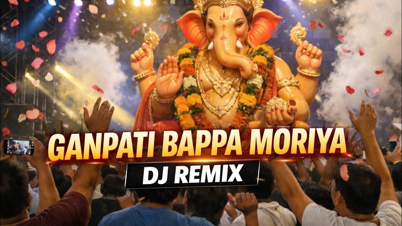 Ganpati Bappa Moriya 🔥 | DJ Remix Bhajan | Ganesh Chaturthi Special 2026 | Heavy Dhol Beats