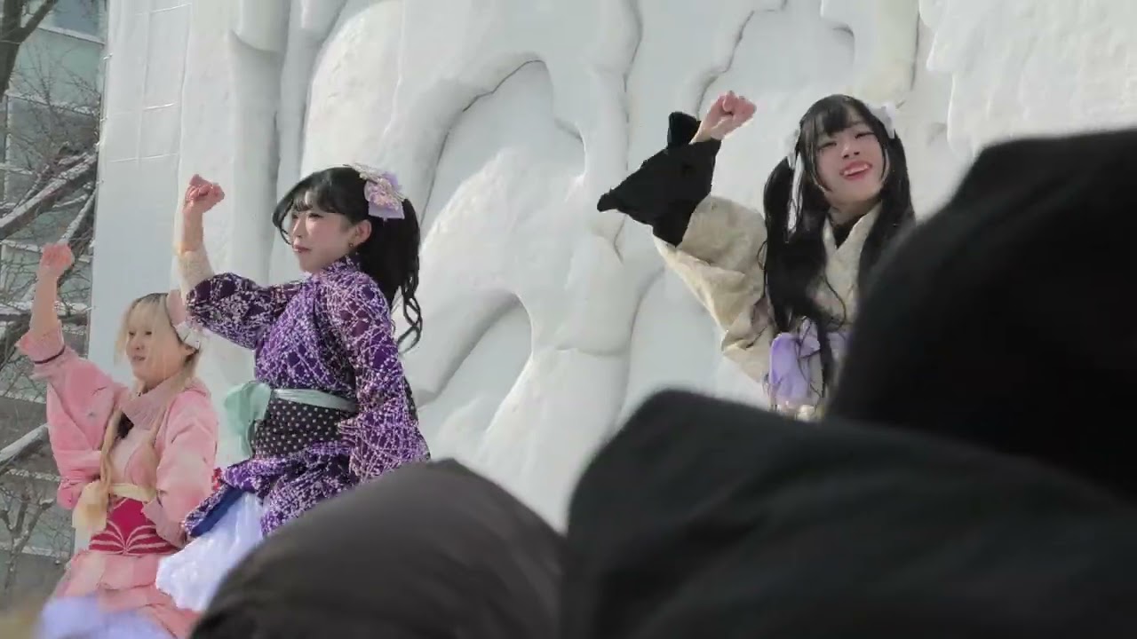 [LITTLE＊BULE 上手側4K動画 ]　2026年2月9日札幌市大通り公園（道新・雪の広場）で開催された「SAPPORO IDOL WAVE 雪まつりSP」にLITTLE＊BULEが出演！