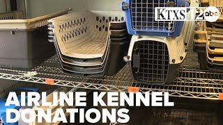 Pet Adoption & Resource Center seeks airline kennel donations for animal flights.