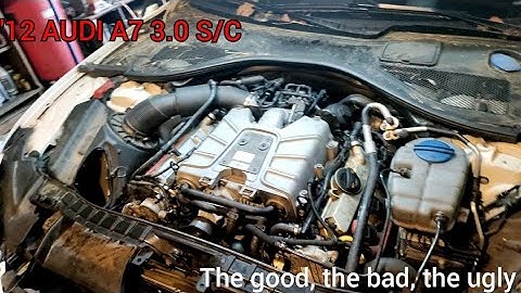 2012 Audi A7 3.0 coolant leak, thermostat pt1