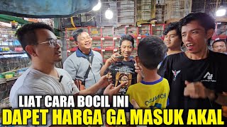 GEGERKAN PASAR ! BOCIL INI BORONG BURUNG DIKIOS ALHAMDULLAH GAK MASUK AKAL LOAT HARGANYA