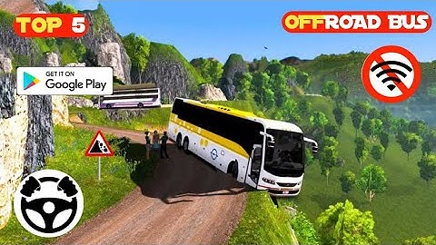 Top 5 Offroad Bus Simulator Games For Android Hindhi | Best bus Driving Games For Android (Offline)