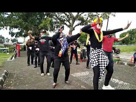 Senam Kreasi Jathilan Lewung/coreo Mr. Harry/bersama K'Wul/Wulan The Alpha/Linmas Taman Agung