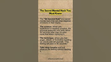 The 90-Second Rule That Changes Everything ⏳