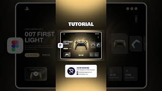 PS5 Controller Animated Website in Figma | Figma Tutorial