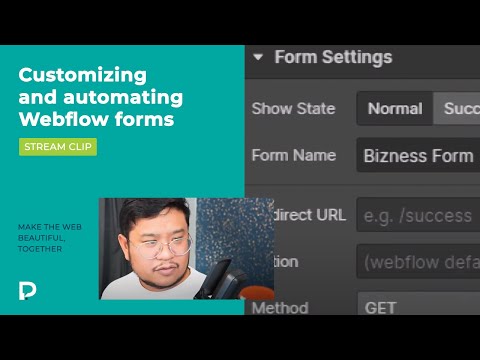 Customizing and automating Webflow forms - Stream Clip